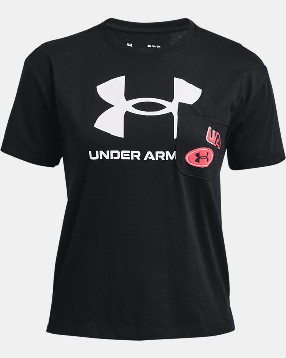 Women's UA Fun Graphic T-Shirt, Black, pdpMainDesktop image number 4